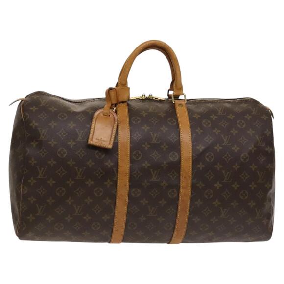 LOUIS VUITTON Monogram Keepall 55 Boston Bag M41424 - Picture 1 of 16